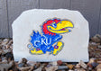 Show your love for the Kansas Jayhawks when you add this Engraved Limestone Decorative Stone to your collection.