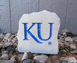 Show your love for the Kansas Jayhawks when you add this Engraved Limestone Decorative Stone to your collection.