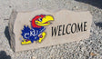 Show your love for the Kansas Jayhawks when you add this Engraved Limestone Decorative Stone to your collection.