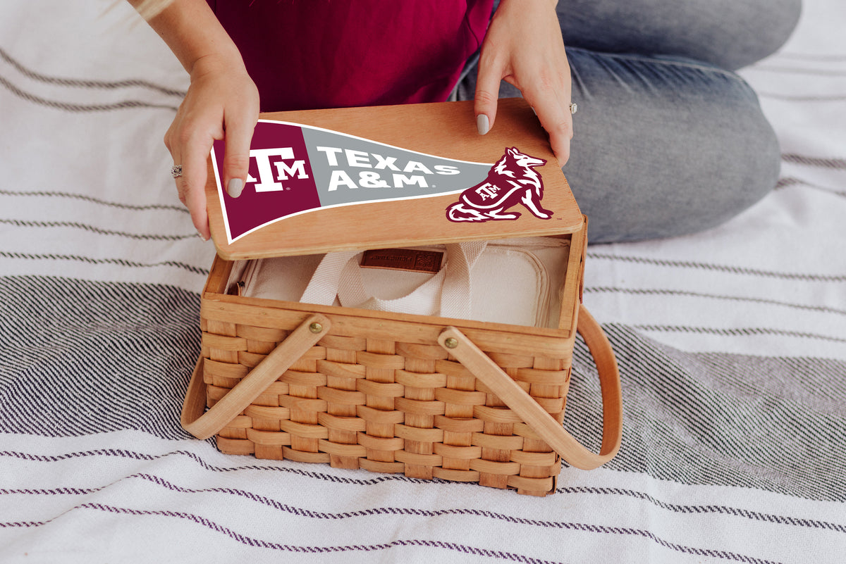Texas A&M Aggies Poppy Personal Picnic Basket