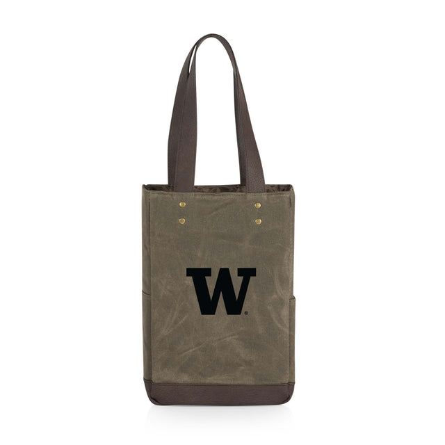 Washington Huskies 2 Bottle Insulated Wine Cooler Bag