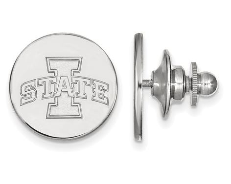Iowa Hawkeyes Script Sterling Silver Necklace