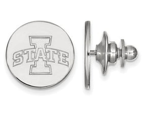 Iowa Hawkeyes Script Sterling Silver Necklace