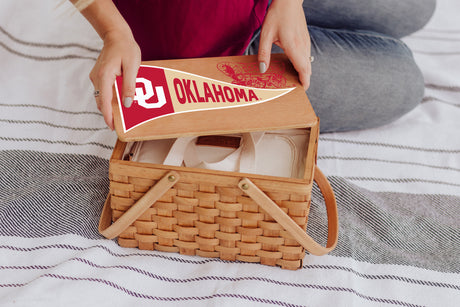 Oklahoma Sooners Poppy Personal Picnic Basket