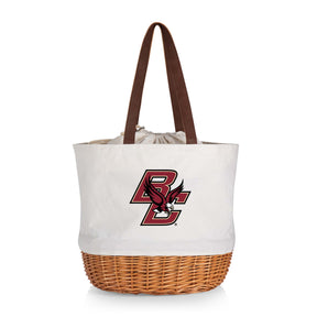 Boston College Eagles Coronado Canvas and Willow Basket Tote