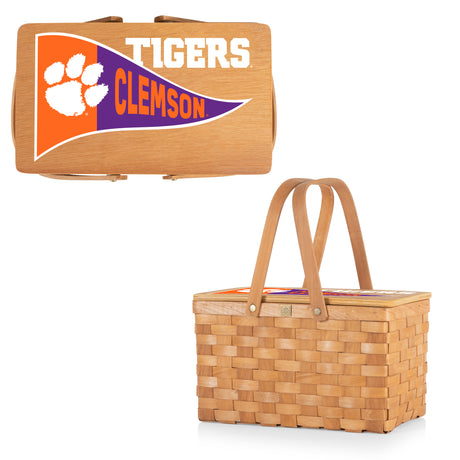 Clemson Tigers Poppy Personal Picnic Basket