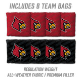 Louisville Cardinals 2x4 All Wood Cornhole Game Set