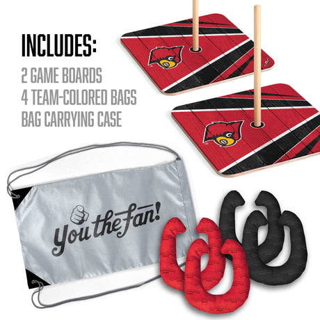 Louisville Cardinals Horseshoe Bag Game