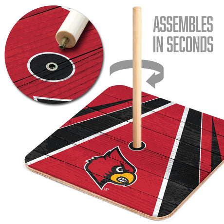 Louisville Cardinals Horseshoe Bag Game