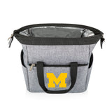 Michigan Wolverines On The Go Lunch Bag Cooler - Gray