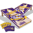 LSU Tigers 2x4 All Wood Cornhole Game Set