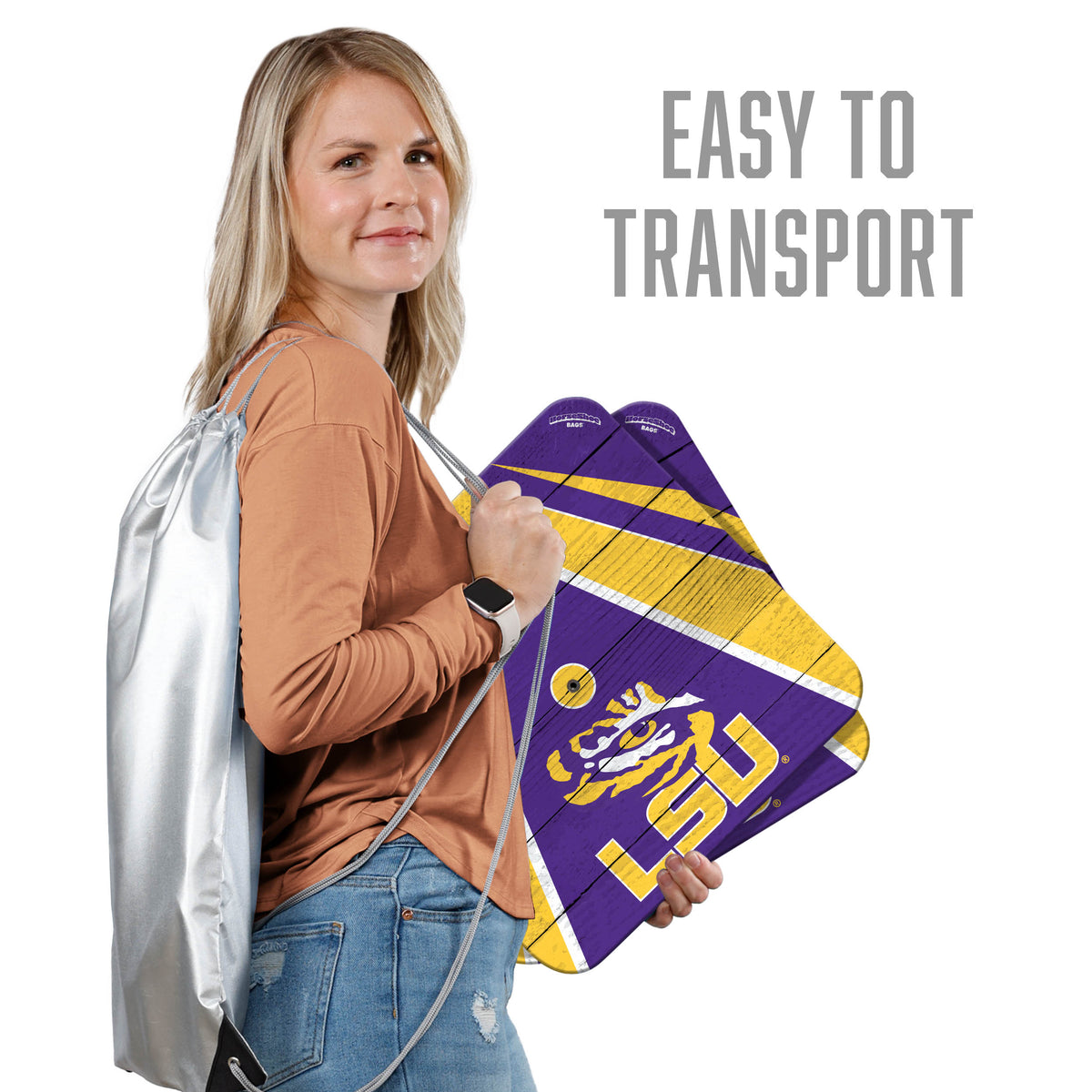 LSU Tigers Horseshoe Bag Game