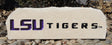 Show your love for the LSU Tigers when you add this Engraved Limestone Decorative Stone to your collection.