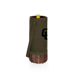 Colorado Buffaloes Malbec Insulated Canvas and Willow Wine Bottle Basket