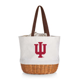 Indiana Hoosiers Coronado Canvas and Willow Basket Tote