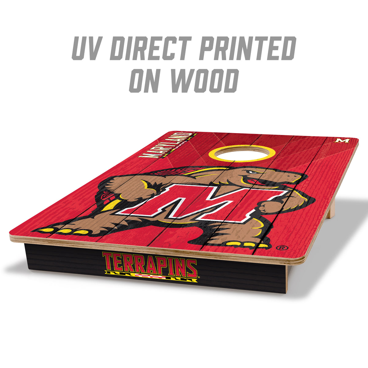 Maryland Terrapins 2x3 All Wood Cornhole Game Set