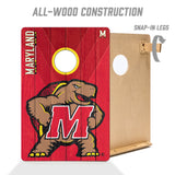 Maryland Terrapins 2x3 All Wood Cornhole Game Set