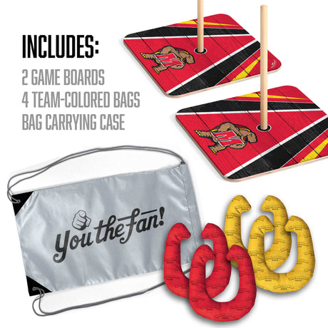 Maryland Terrapins Horseshoe Bag Game