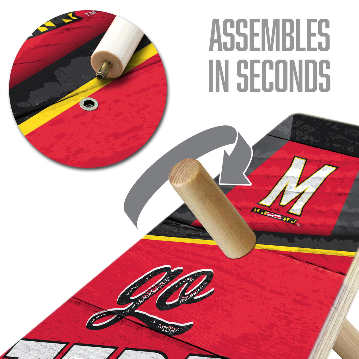 Maryland Terrapins Ring Bag Game