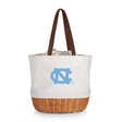 North Carolina Tar Heels Coronado Canvas and Willow Basket Tote