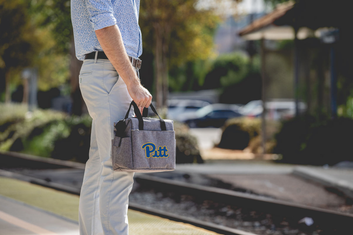 Pittsburgh Panthers On The Go Lunch Bag Cooler - Gray