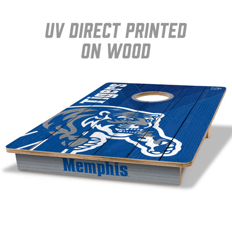 Memphis Tigers 2x3 All Wood Cornhole Game Set