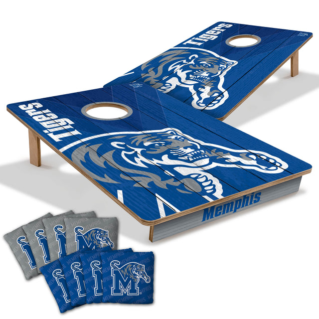 Memphis Tigers 2x3 All Wood Cornhole Game Set