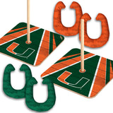 Miami Hurricanes Horseshoe Bag Game