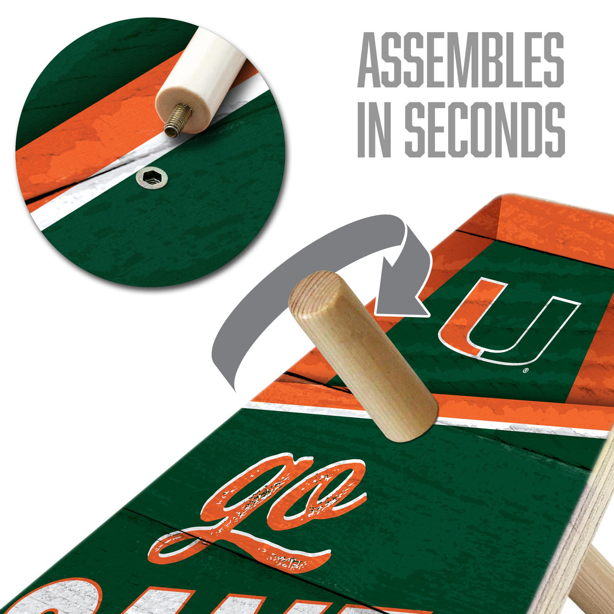 Miami Hurricanes Ring Bag Game