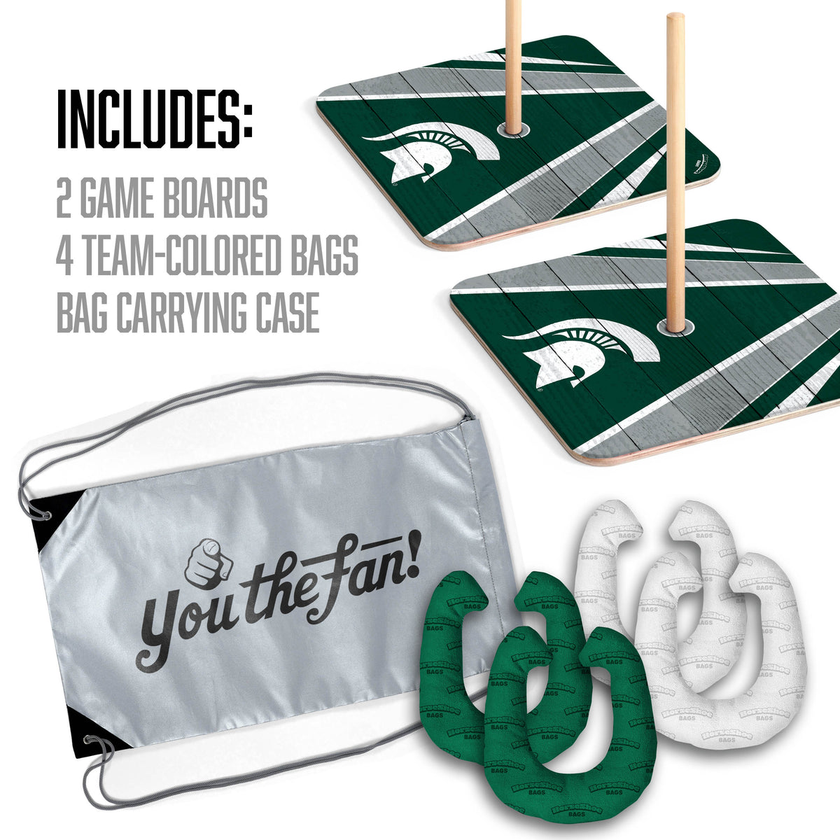 Michigan State Spartans Horseshoe Bag Game