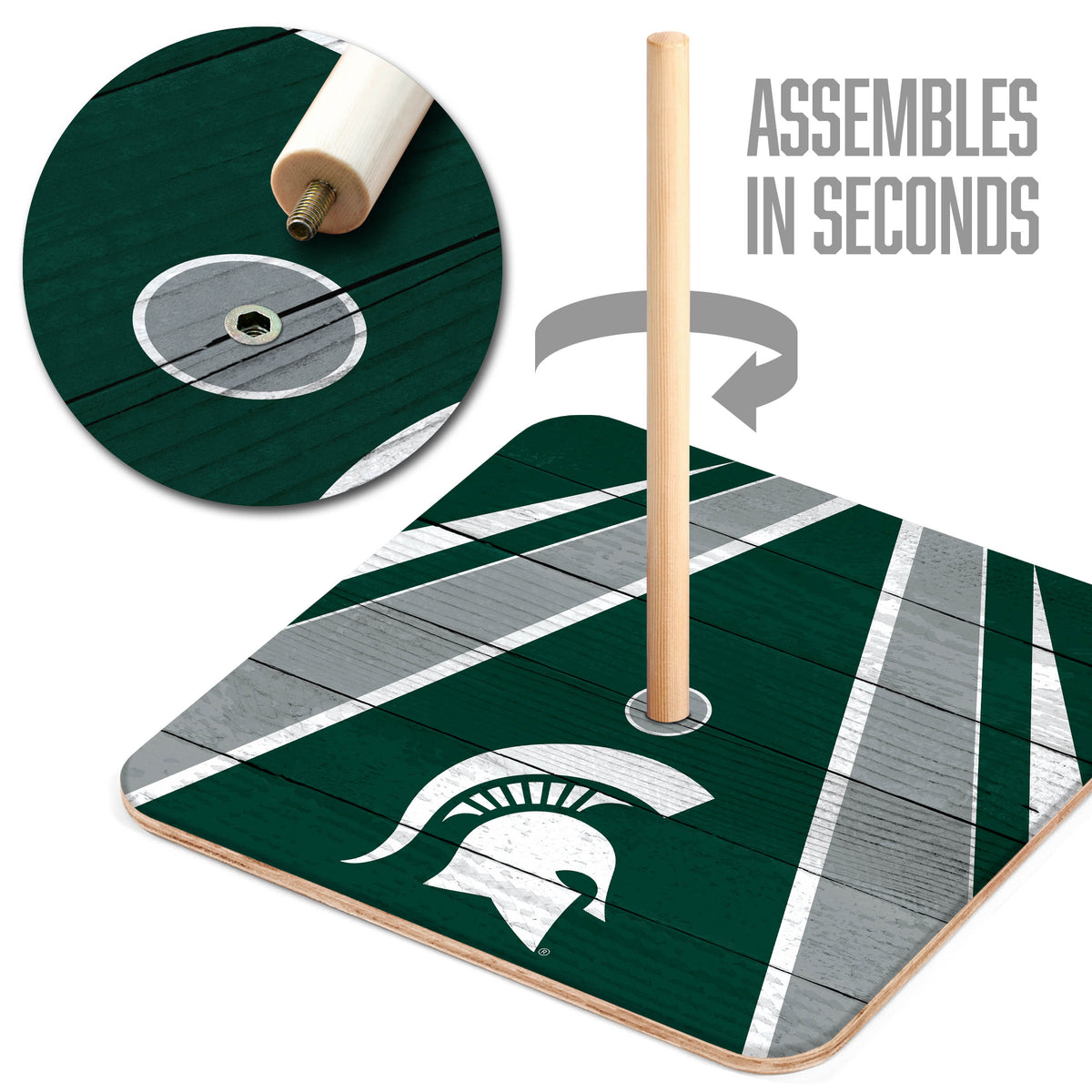Michigan State Spartans Horseshoe Bag Game
