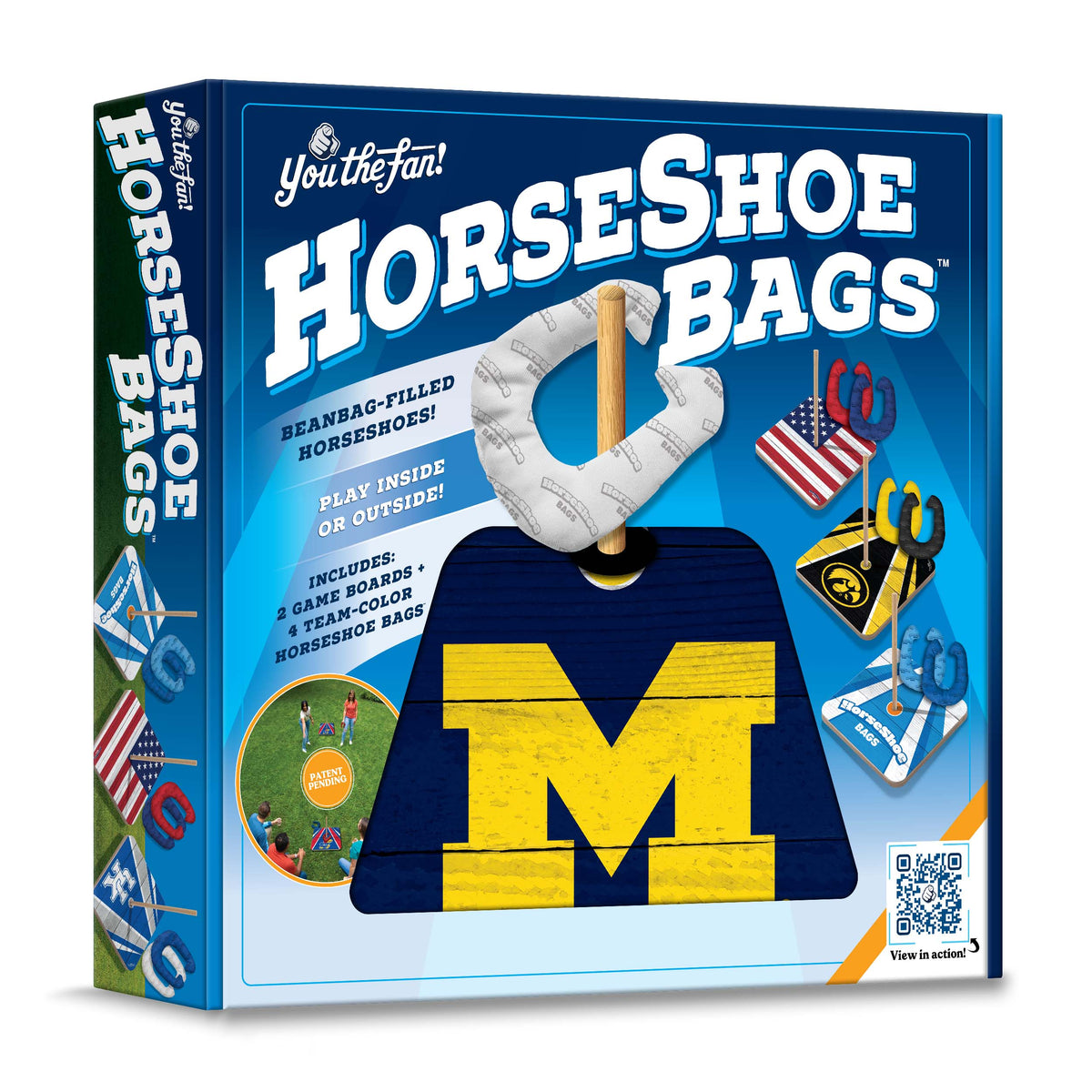 Michigan Wolverines Horseshoe Bag Game