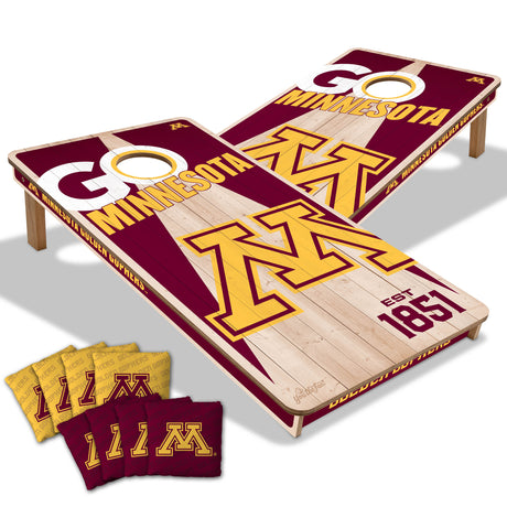Minnesota Golden Gophers 2x4 All Wood Cornhole Game Set