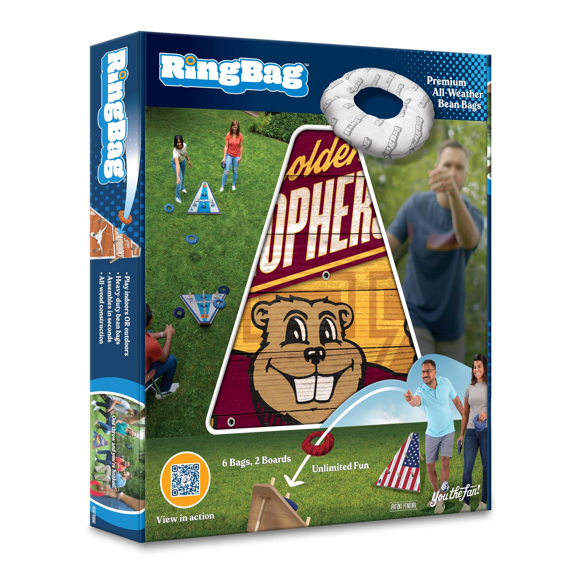 Minnesota Golden Gophers Ring Bag Game