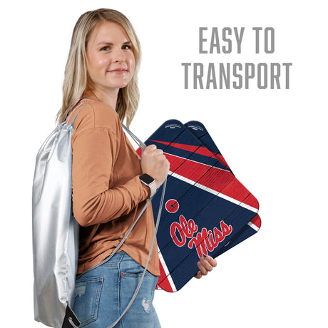 Mississippi Rebels Horseshoe Bag Game