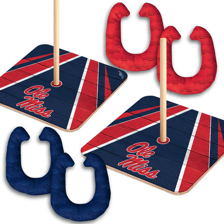 Mississippi Rebels Horseshoe Bag Game
