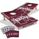 Mississippi State Bulldogs 2x3 All Wood Cornhole Game Set