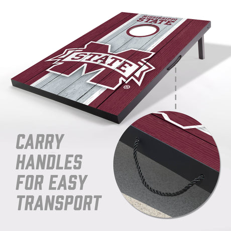 Mississippi State Bulldogs 2x3 MDF Cornhole Game Set