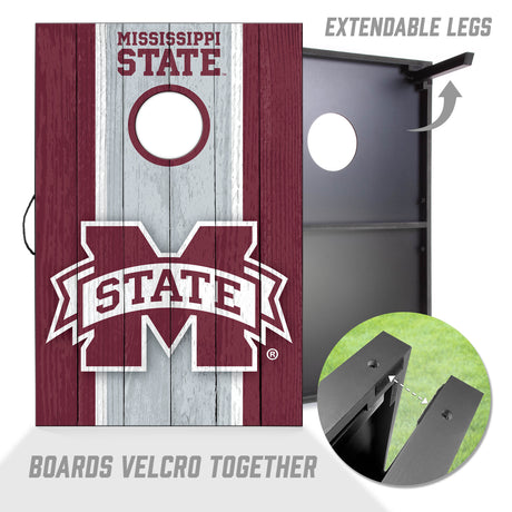 Mississippi State Bulldogs 2x3 MDF Cornhole Game Set