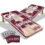 Mississippi State Bulldogs 2x4 All Wood Cornhole Game Set