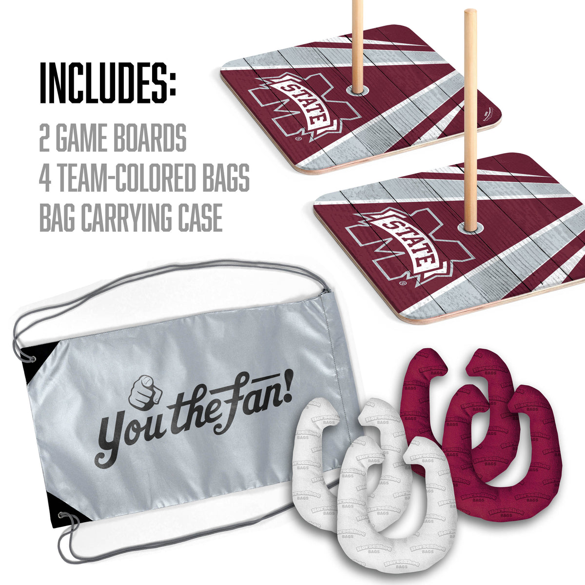 Mississippi State Bulldogs Horseshoe Bag Game