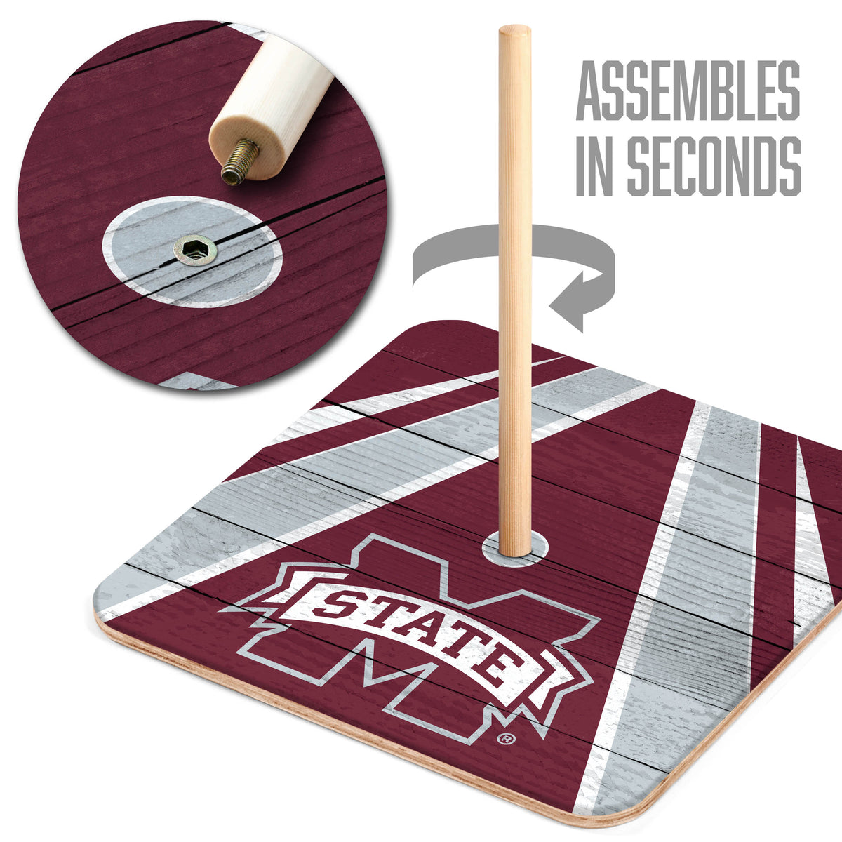 Mississippi State Bulldogs Horseshoe Bag Game