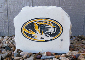 Show your love for the Missouri Tigers when you add this Engraved Limestone Decorative Stone to your collection.