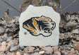 Show your love for the Missouri Tigers when you add this Engraved Limestone Decorative Stone to your collection.