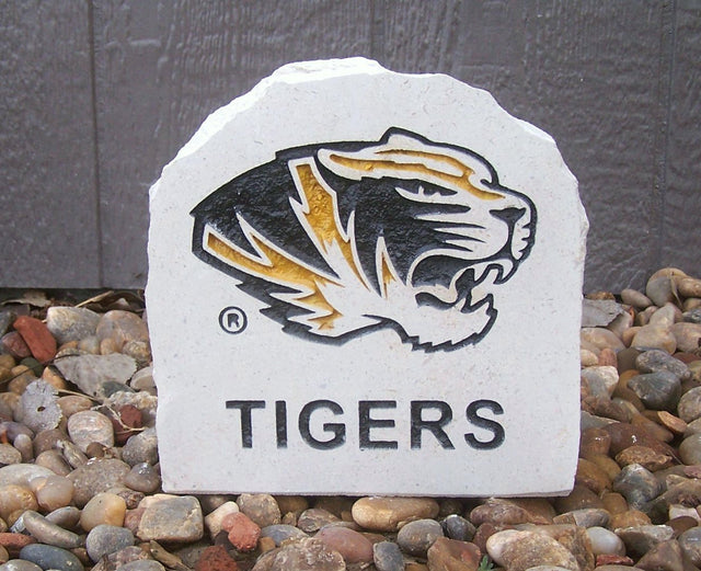 Show your love for the Missouri Tigers when you add this Engraved Limestone Decorative Stone to your collection.