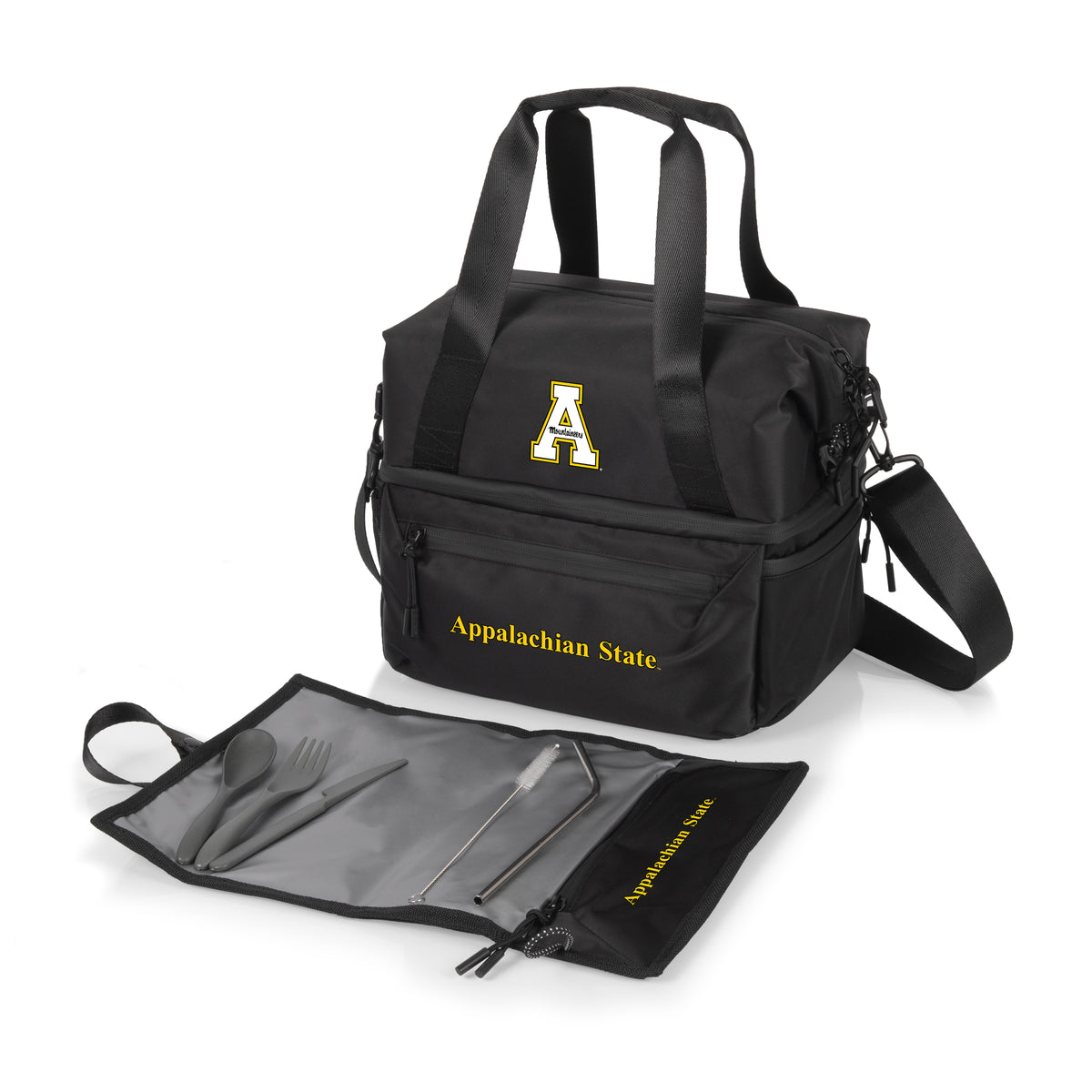 Appalachian State Mountaineers Eco-Friendly Lunch Bag Cooler with Utensils