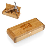 TCU Horned Frogs Elan Deluxe Corkscrew In Bamboo Box