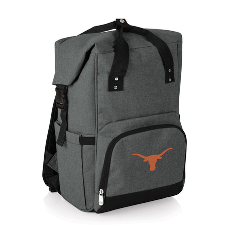 Texas Longhorns On The Go Roll-Top Backpack Cooler