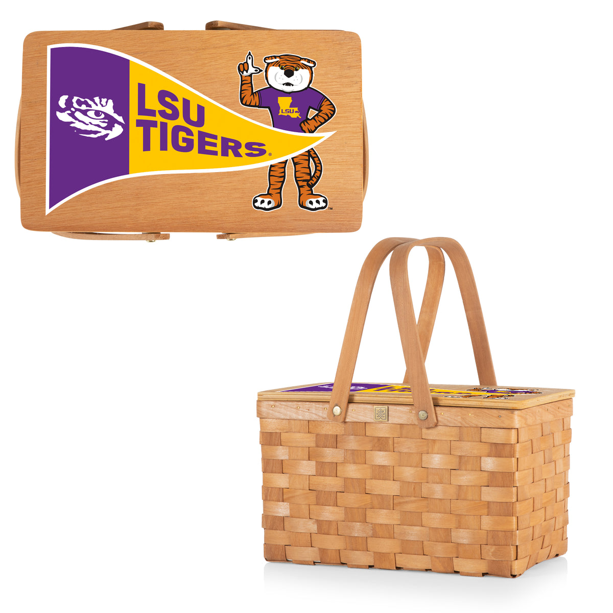 LSU Tigers Poppy Personal Picnic Basket