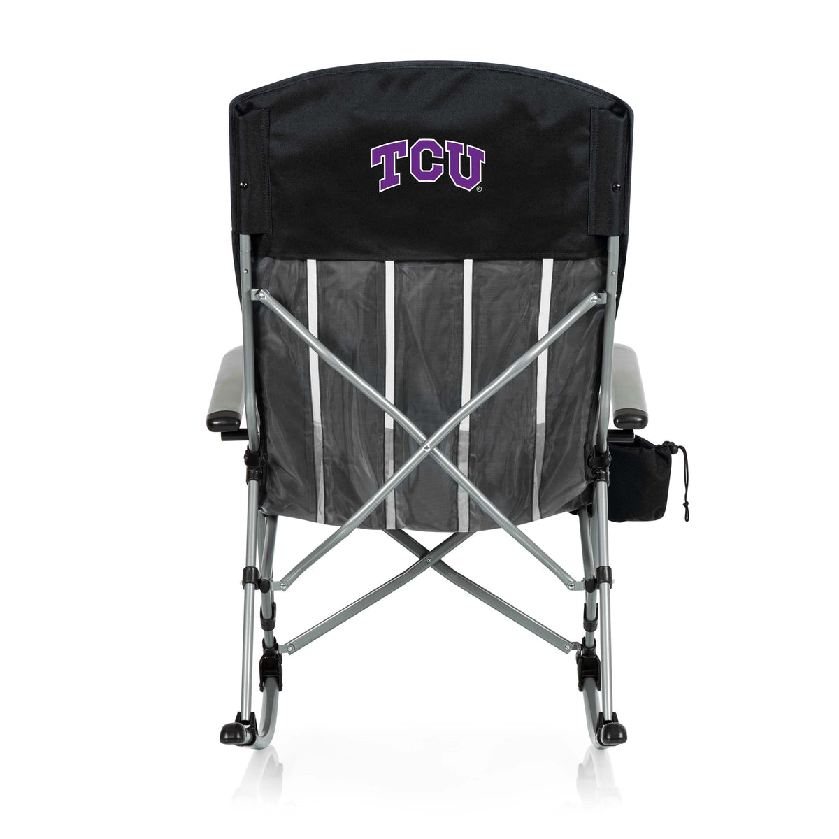 TCU Horned Frogs Outdoor Rocking Camp Chair